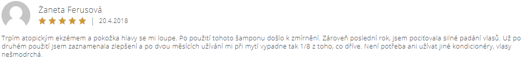 Kosmetika z Mrtvé moře HB lupénka na hlavě